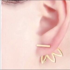 Lotus flower earrings